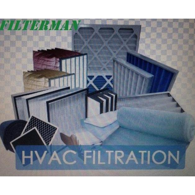 Saringan Debu Udara AHU HVAC Washable Air Filter Foam G3 G4 F5 Refillable Frame