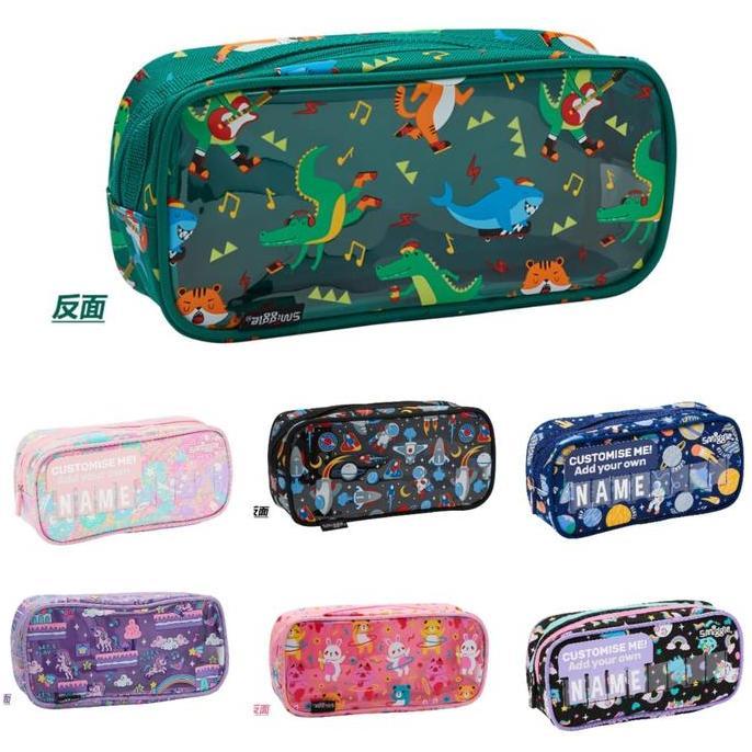 TERMURAH - ( OTH931 ) Smiggle custom nama pencil case / kotak pensil anak laki laki / perempuan - di