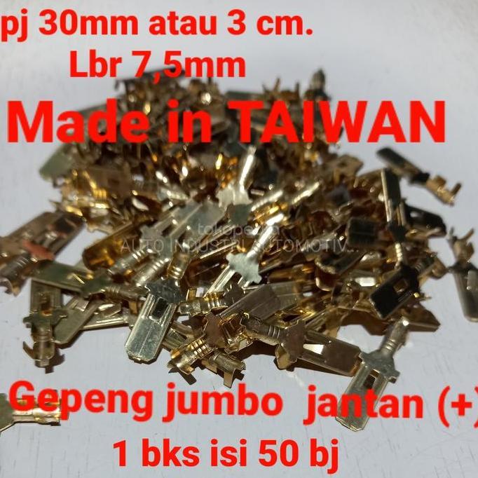 skun gepeng jumbo jantan 50 pcs