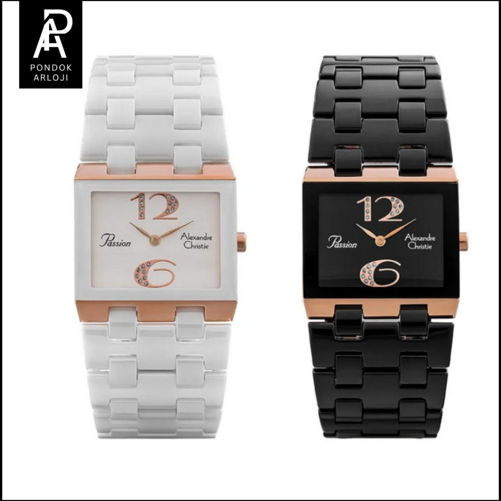 ORIGINAL Jam Tangan Wanita Alexandre Christie AC 2881 / ac2881 / 2881 Ceramic Original Garansi 1 Tah