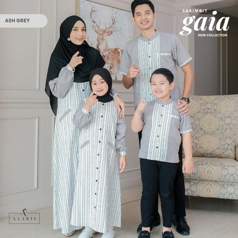 RECOMMENDED Gaia Stripe / Gamis Katun Salur / Gamis Garis Garis / Gamis Casual / Casual Dress / Gami