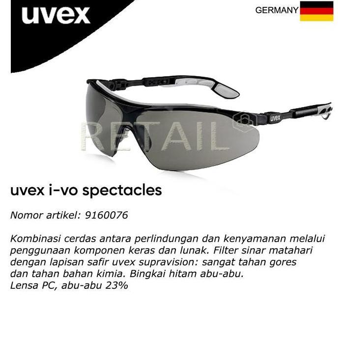 Uvex Safety Glasses i-vo 9160076