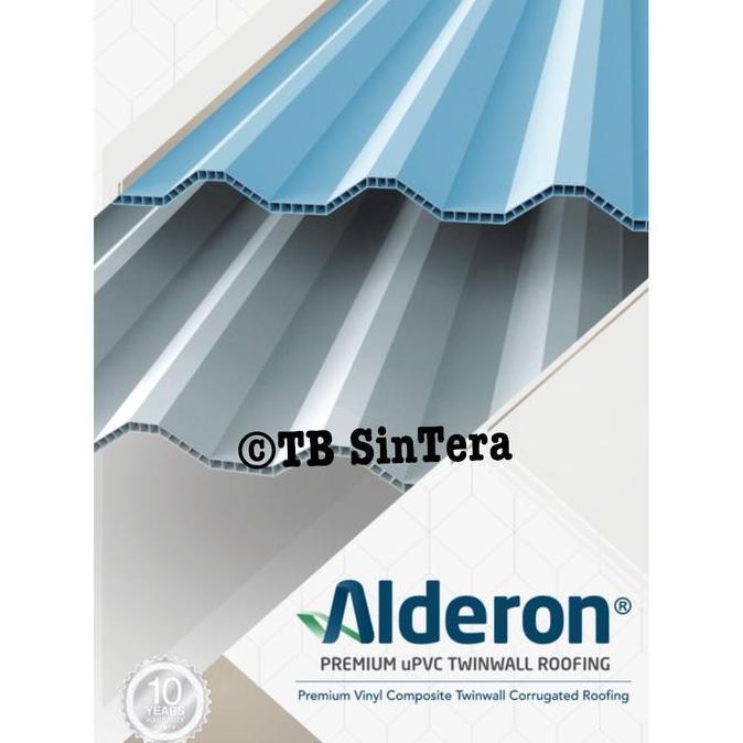 Alderon 83 Asli / Twinwall 830 Atap uPVC Kanopi / Canopi