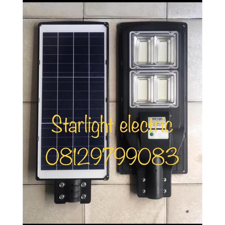 Lampu jalan led solar panel surya 100w 100 watt pju solar led matahari