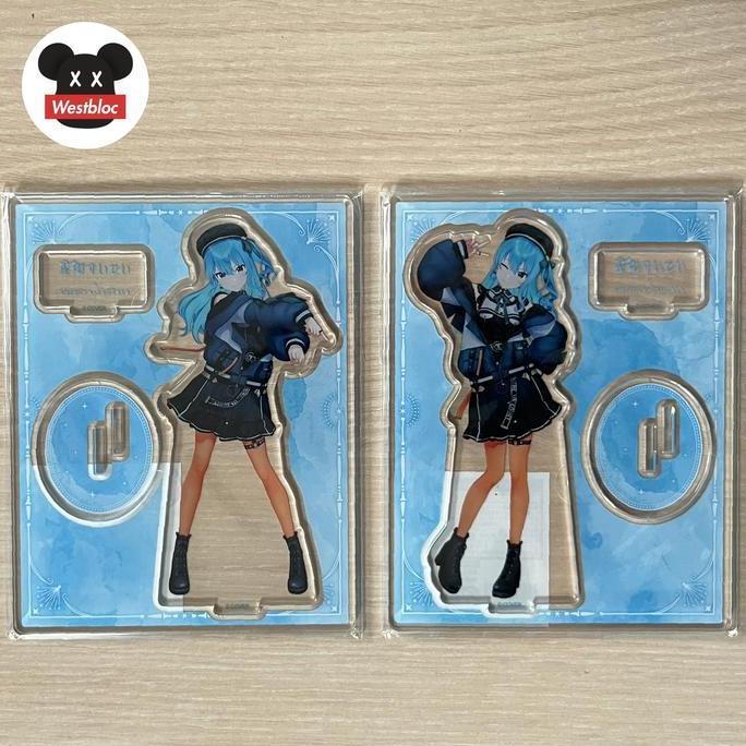 Ready Hoshimachi Suisei Hololive JP x Tsutaya Shibuya Crossing Japan Bibbidiba Acrylic Stand Set Pop