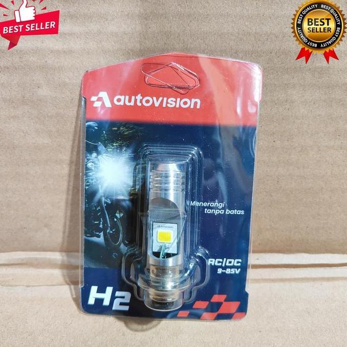 Autovision Lampu Led Headlight Depan Motor Suzuki Arashi Nex Satria Fu Shogun 125 Skydrive Hayate Sm