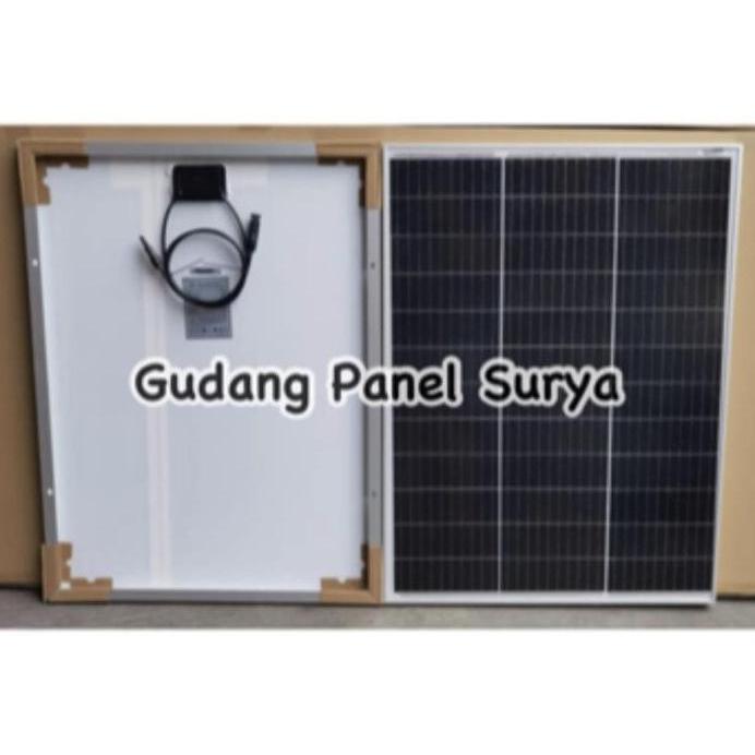 2 Panel 120WP Mono GH / Maysun 120WP Monocrystalline + Packing Kayu