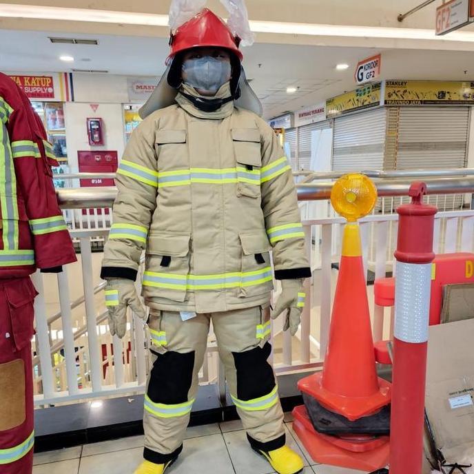 Setelan Lengkap Nomex IIIA / Baju Pemadam Kebakaran Nomex - Fullset