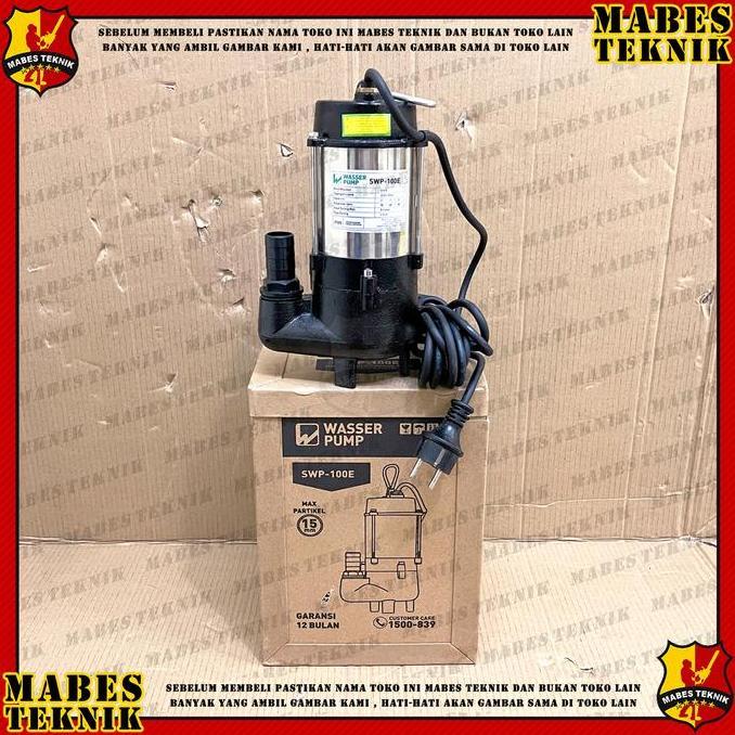 POMPA CELUP AIR KOTOR WASSER SWP-100E / POMPA WASSER SWP-100E MANUAL