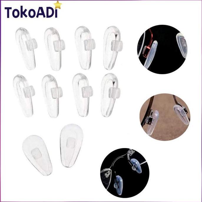 MABUROO Set Nose Pad Kacamata/Nose Pad Kacamata Anti Melorot/Glasses Nose Pad untuk Reparasi Kacamat