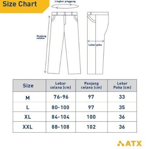 Yxyg- Wearpack Safety Werpak Kerja Hanya Celana Merk Atx Warna Merah