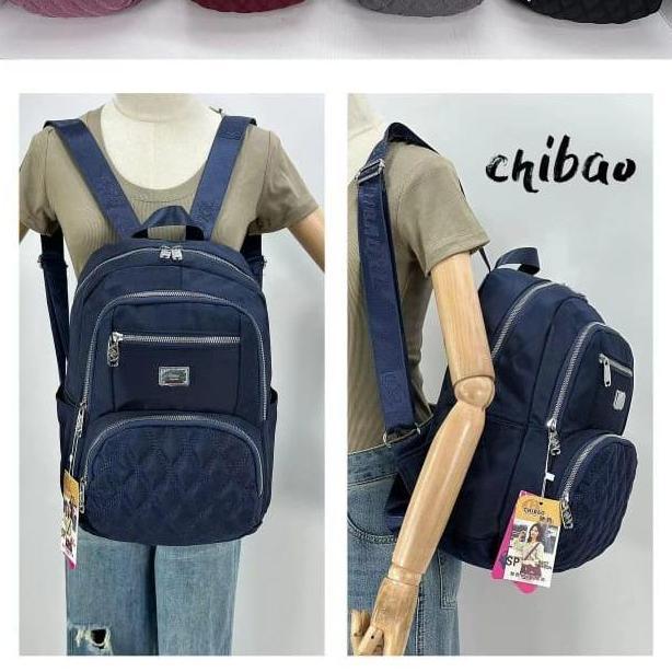 Tas Ransel Laptop 14 inch Chibao 0804-22-86 Canvas Wanita