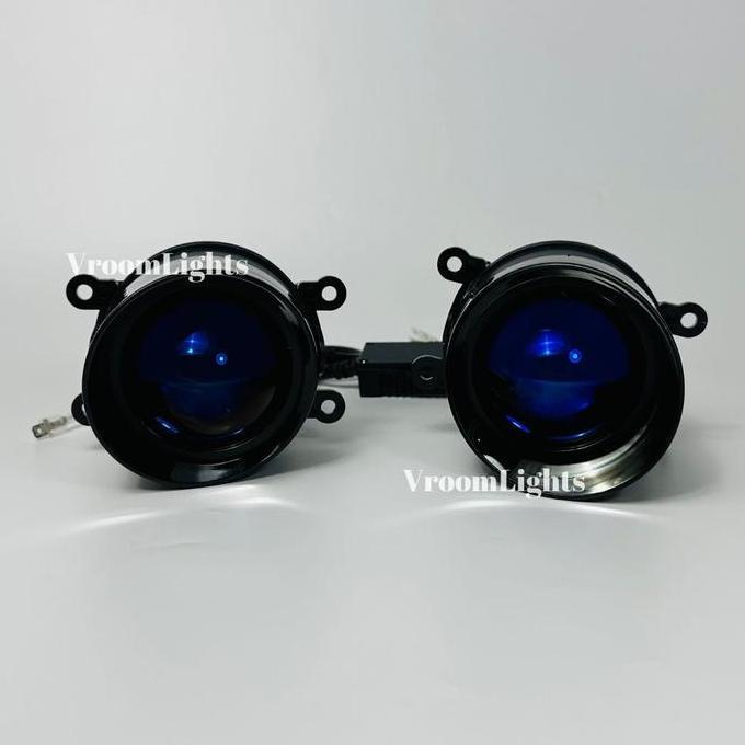 IBRIGHT Sepasang Foglamp Bisa Untuk Honda dan Toyota Bonus Breket Foglamp Universal 3 Inch Blue Lens