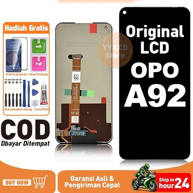 YY-Original For LCD OPO A92 2020 lcd asli hp layar lcd anti blue light HD HOT SALE Kualitas Terbaik 