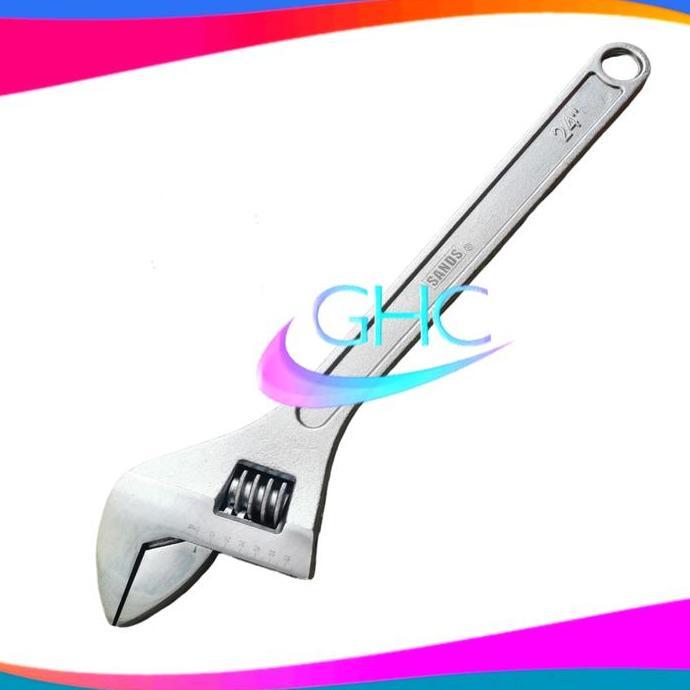 QURYGHANZ Kunci Inggris 24 inch Sands Adjustable Wrench 600mm