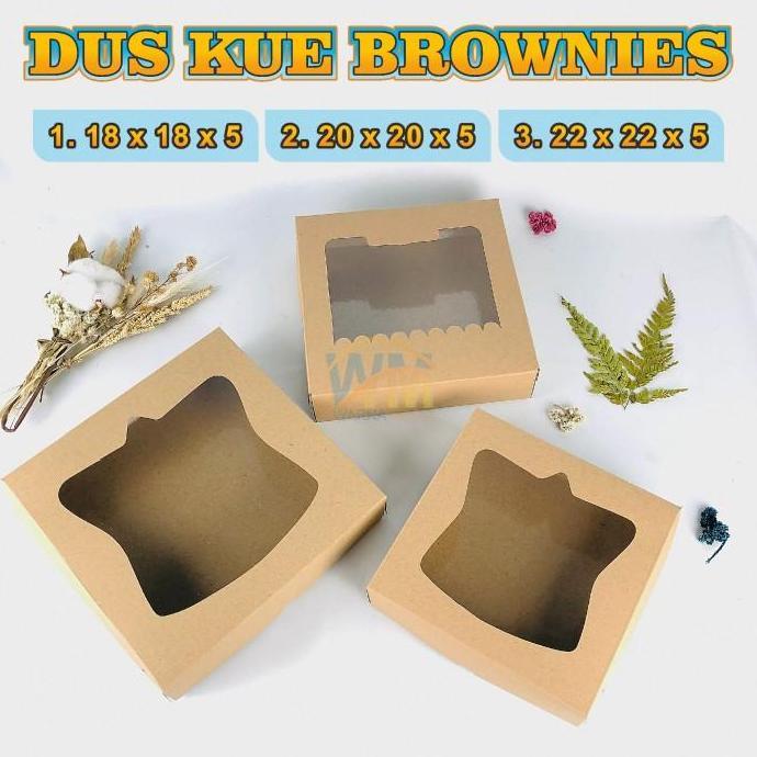 Dus Brownies 18x18x5 / Dus Brownies 20x20x5 / Dus Brownies 22x22x5