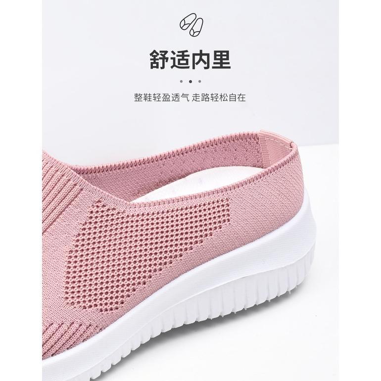 Fast Delivery Flat Shoes Rajut Import Slop Sepatu Rajut Selop Import 113