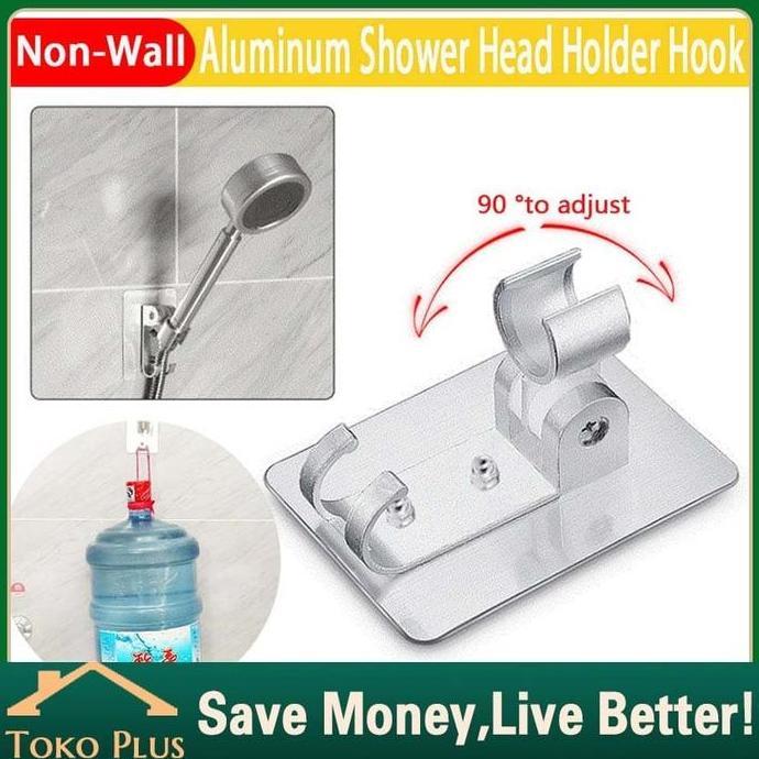 TWOVAN Adjustable Stand Head Holder Gantungan Shower Mandi Dudukan Shower