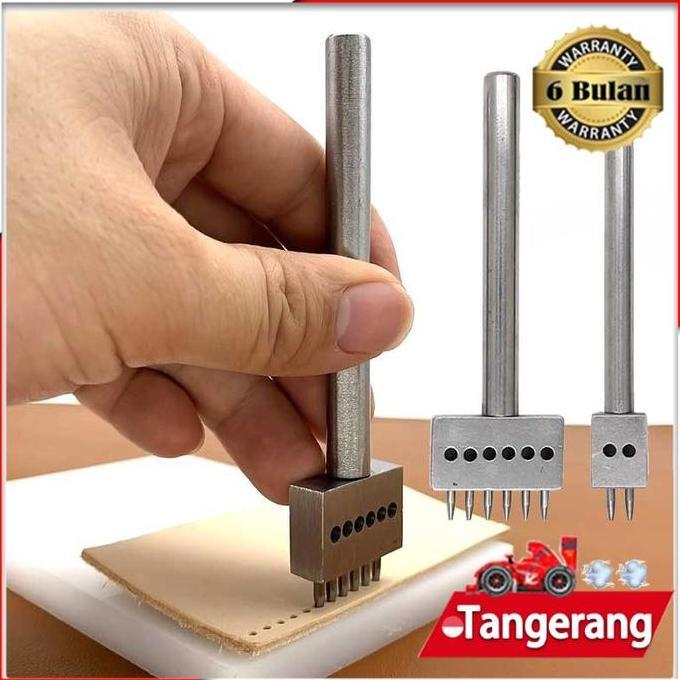DZAIGIZAGA Pembolong Kulit / Alat Pembolong Kulit Metal 2 6 Plong Kulit