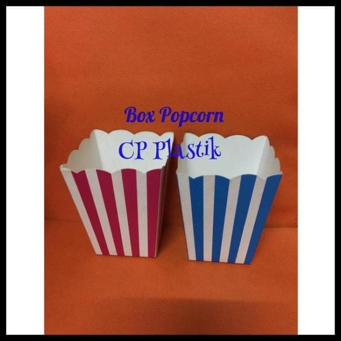 Murah Meriah Box Popcorn | Cup Popcorn | Tray Popcorn (Isi +/- 25 Pcs)
