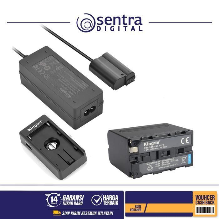 Kingma Dummy Battery En-El15 With Adapter Plate + Np-F970 New