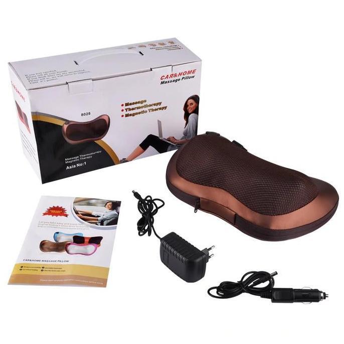Chm-8028 Car & Home Massage Pillow Bantal Pijat Elektrik Otomatis Terlaris