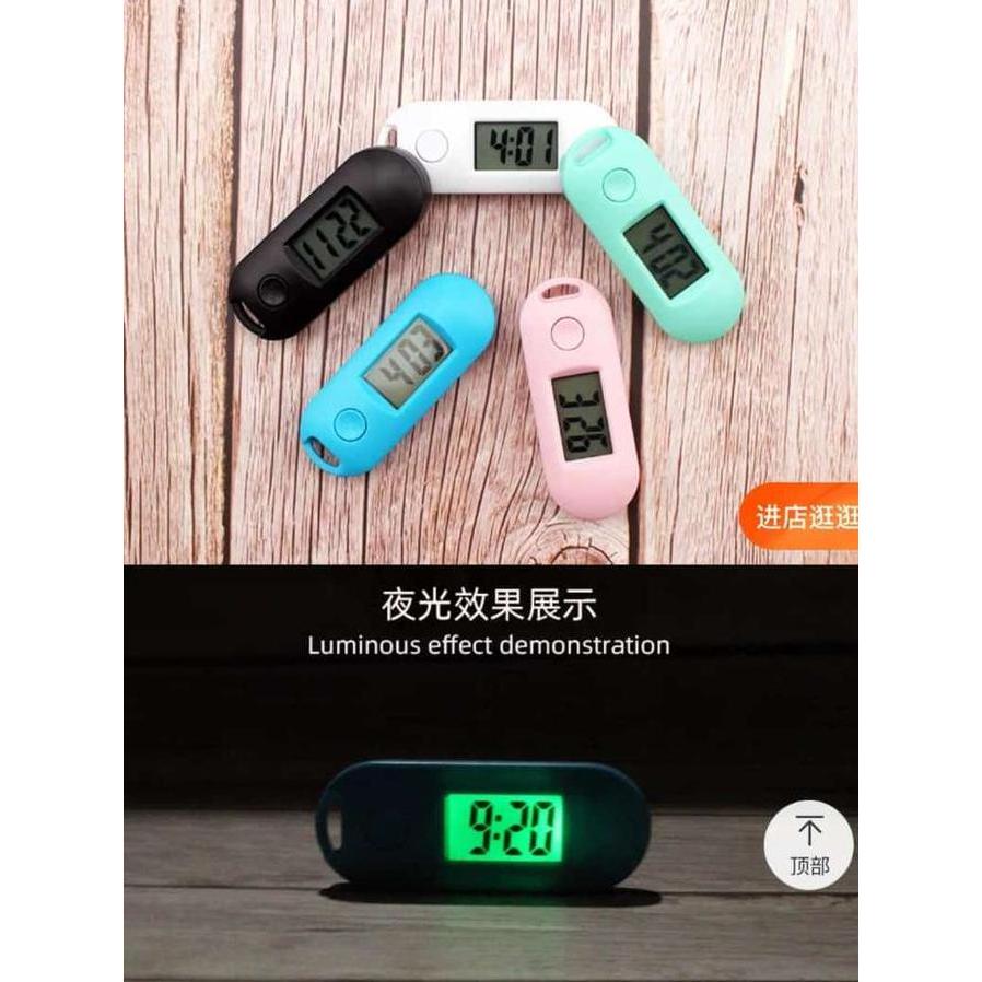 JAM DIGITAL LCD SAKU PORTABLE - JAM KANTONG GANTUNGAN KUNCI