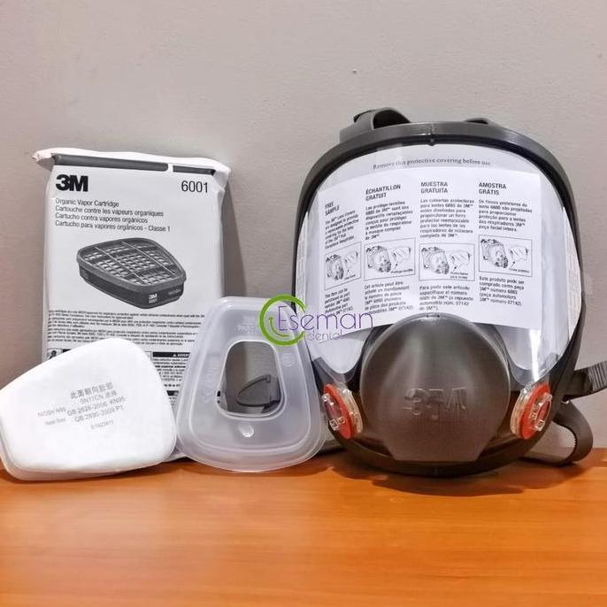 Dwikifajar99 - 3M 6800 Full Face Mask Respirator Original Filter 6001 5N11 501 Medis
