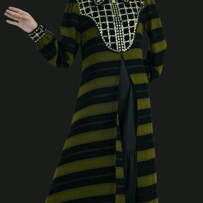 [NEW] A3834 - Abaya Hikmat Fashion Original set Hijab