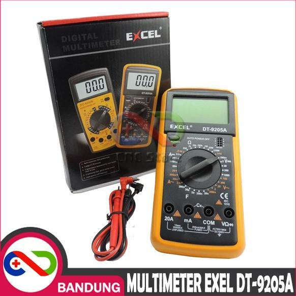 EXCEL DT-9205A DT 9205A DIGITAL MULTIMETER AVO AVOMETER MULTITESTER