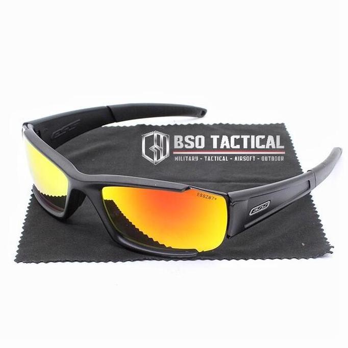 CLEARANCE SALE - Kacamata Tactical ESS CDI Polarize UV400 4 Lens Sunglasses