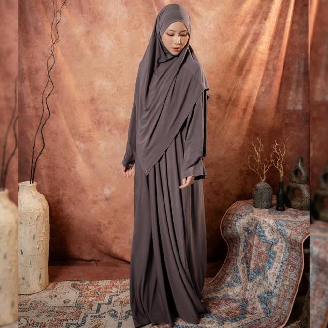 Deyn Scarf - Zahra Abaya Set - Abaya Set French Khimar