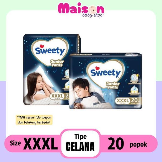 XXXL20 - Sweety Junior Night XXXL 20 Diapers Popok Bayi
