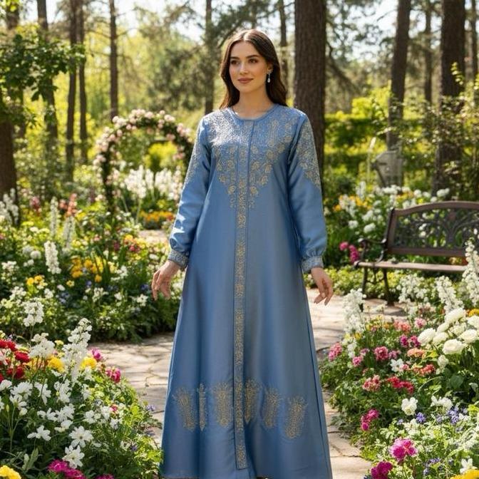 Dress Bordir Cristal Pintu Aceh