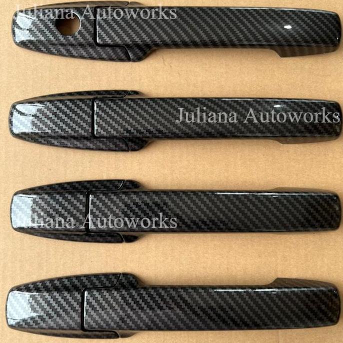 BARU HANDLE CARBON BRIO HANDLE PINTU MOBIL COVER