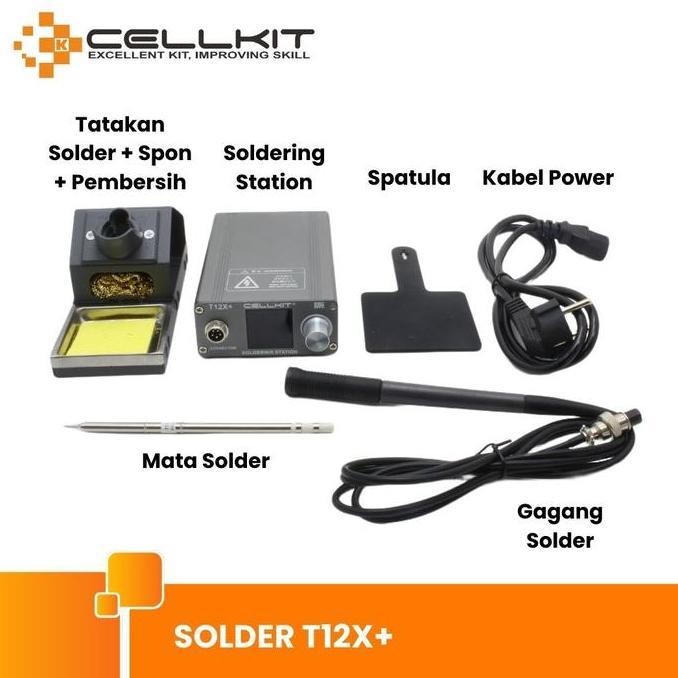 Promo Cellkit Solder Station Solder Premium T12X+ Ori Cod