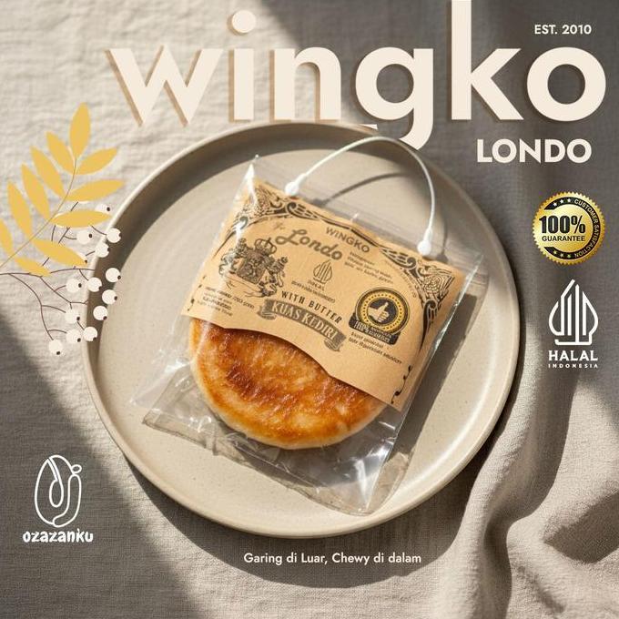 Illmeetu10 Terlaris Ozazanku Wingko Londo Original Dengan Mentega Kue Basah Kediri Gula Lezat Food C