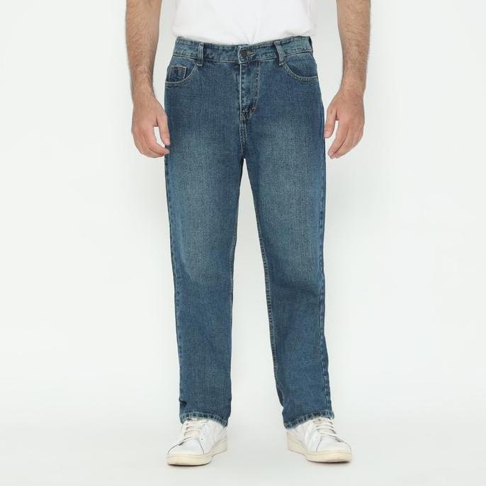Nuber Straight Reguler Fit Celana Panjang Pria Jeans