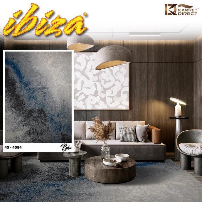 [Karpet Direct] Ibiza Karpet (Biru) 167x225 cm - Kode 45-4584