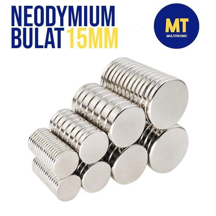 Magnet Neodymium Bulat Diameter 15mm