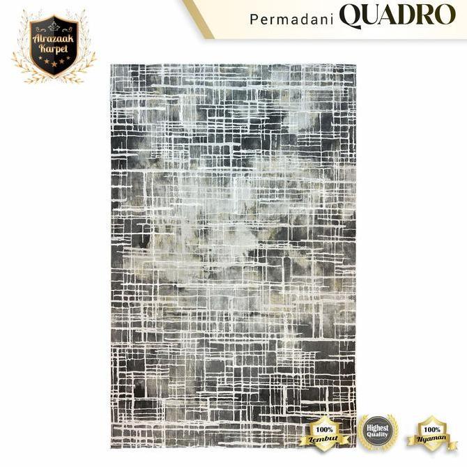 Karpet Permadani Turki Quadro Vintage Abstrak 200x300