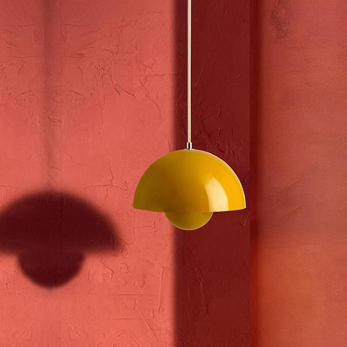 BIBDE Lampu Gantung Hias Flower Bud: Penerangan Elegan & Tahan Lama dengan 3 Pilihan Warna Cahaya (P