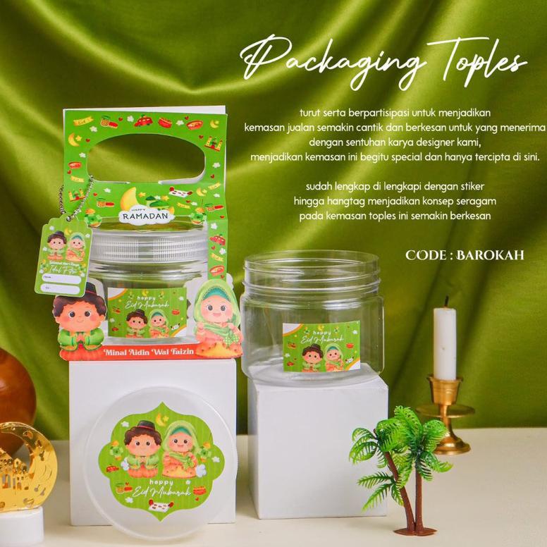 IKALKELONTONG READY - 10SET KEMASAN TOPLES 400ML HAMPERS RAMADHAN / LEBARAN / EID MURAH
