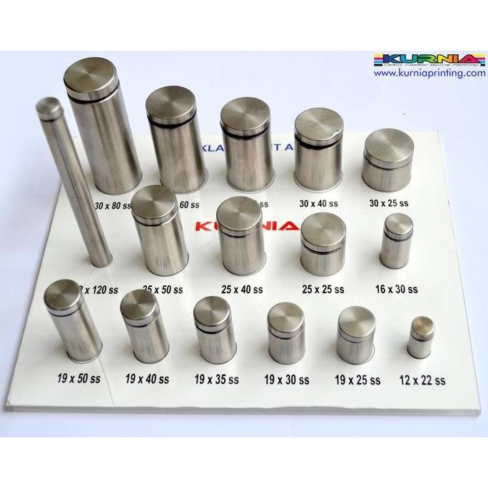 Pen Iklan / Baut Akrilik Uk. 1,9 cm x 4 cm