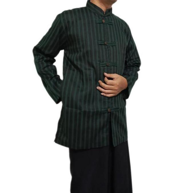 Lurik katun motif baru - baju koko - baju jawa - baju lurik - surjan