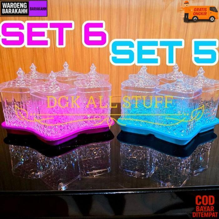 Gratis Ongkir Toples Stoples Tonam Topnam Nampan Alas Set Kue Kering Nastar Lebaran Ramadhan Ramadan