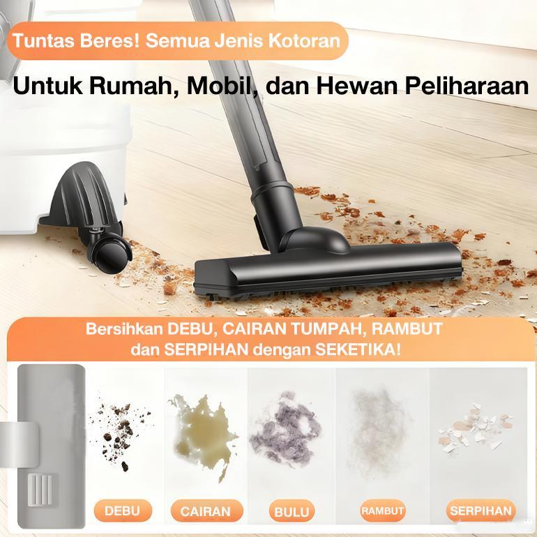 hot deals tixx 15l vacuum cleaner low watt 650w vacuum cleaner debu rumah vacuum cleaner wet and dry