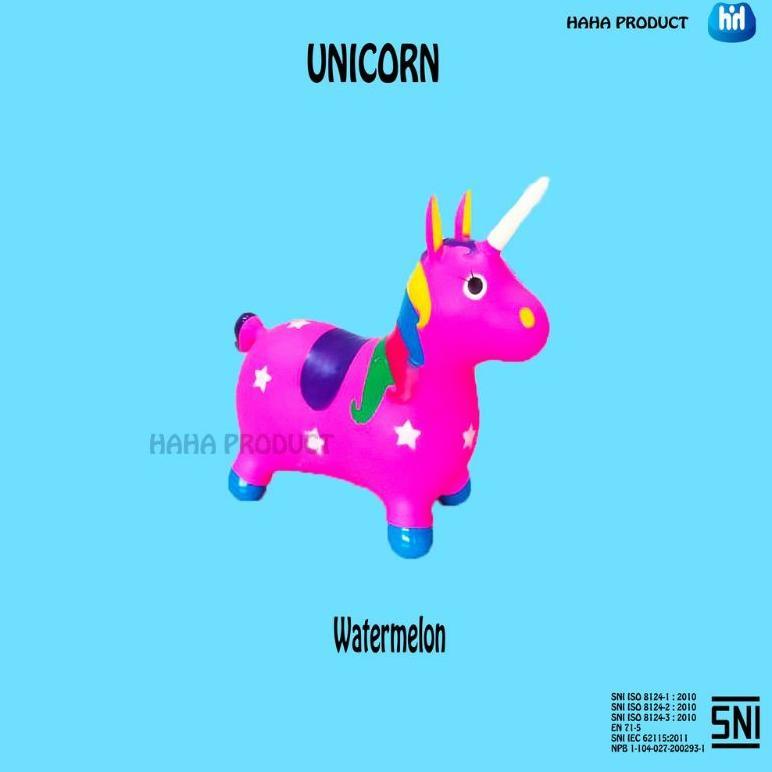 Animal Jumping Musik Jumbo/Jumping Unicorn/Mainan Kuda Kudaan/Mainan Animal Tunggang