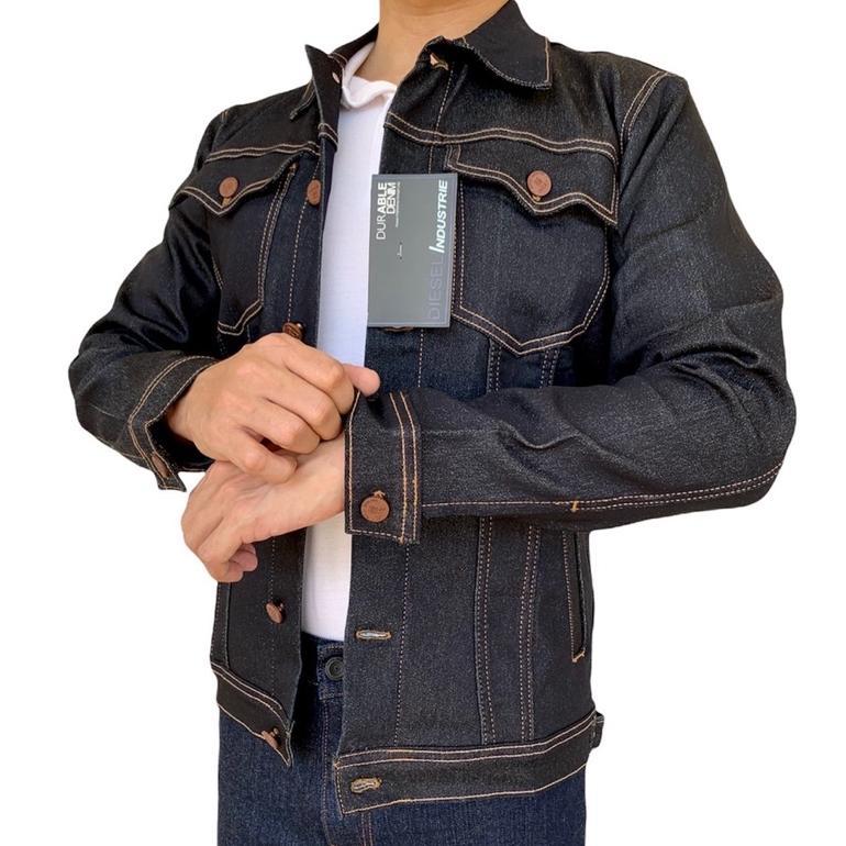 NEW DEALS Jacket Jeans Pria Reguler Original DIESEL Stretch- Jaket Jeans Diesel