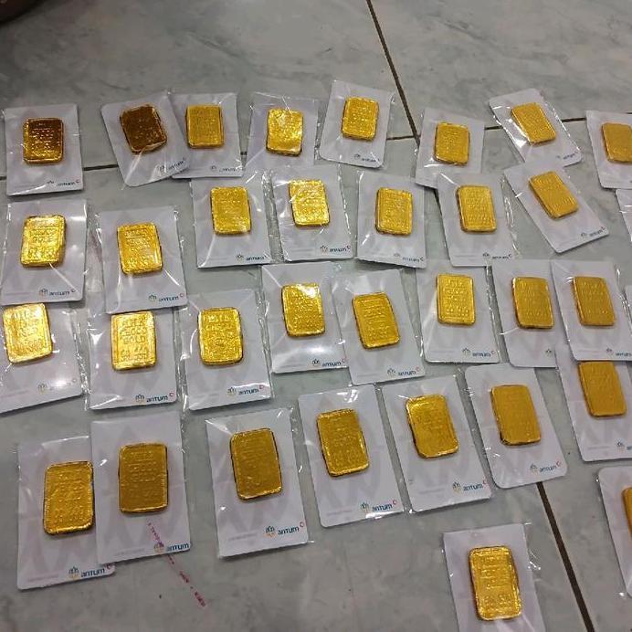 Antum MINI GIFT COKLAT ANTUM EOA MIRACLE 99.99 Gold Milk Choco dengan Kemasan Mewah untuk THR, souve